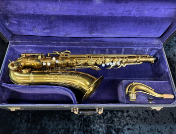 Early Vintage Original Lacquer 1937 CG Conn 10M 'Naked Lady' Tenor Sax - Serial # 282084